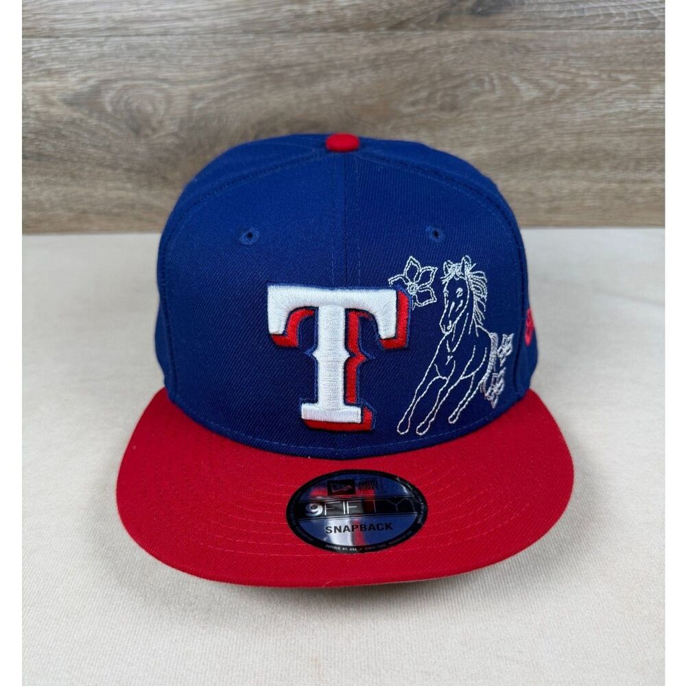 New Era 9FIFTY Texas Rangers 2024 MLB All-Star Mustang Snapback Hat OSFM EUC